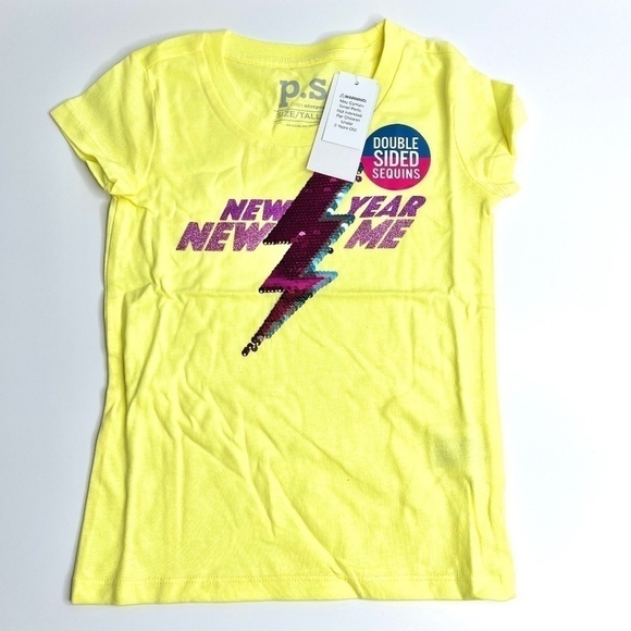 P.S.by Aeropostale Girl New Year Shirt US 5T - Picture 1 of 6